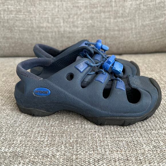 Crocs Trailbreak Sandal Shoe - Closed Toe Hiking Water Shoe - kid’s size 9 - Picture 1 of 13